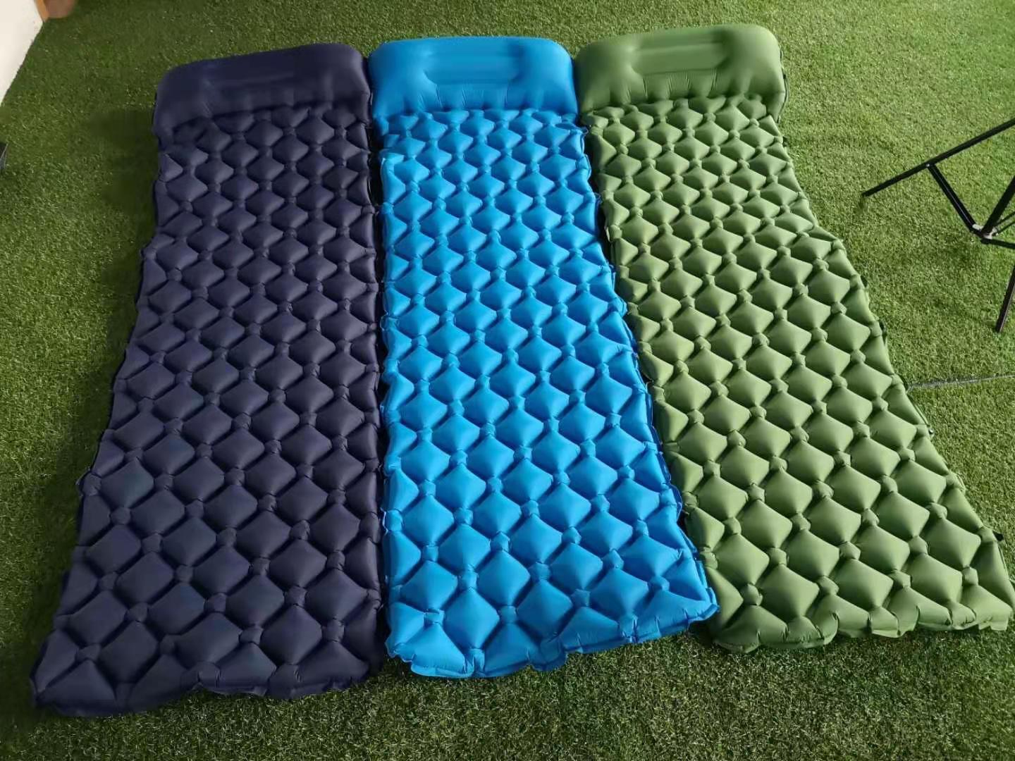 Outdoor  Inflatable Air Mattress Actual Photo