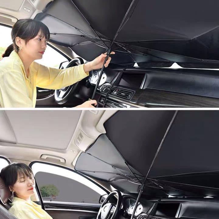 Car Sunshade in use