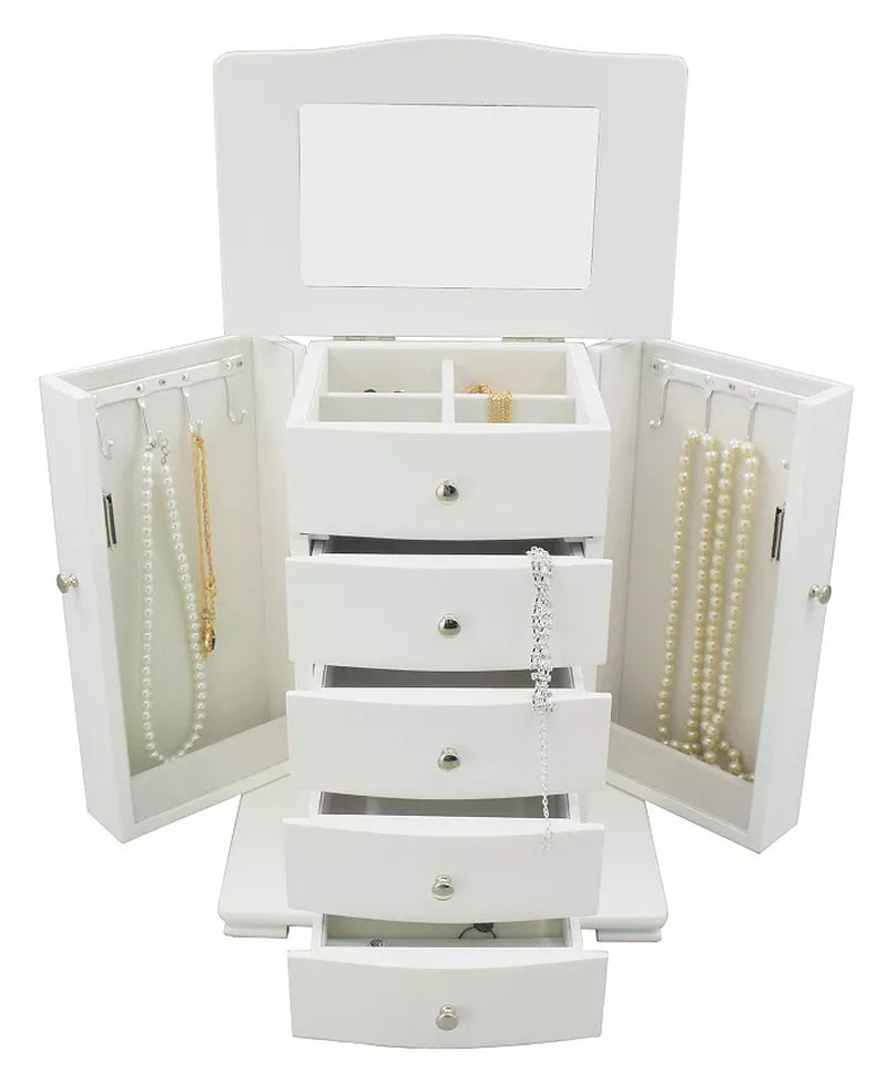 Contemporary White Jewelry Box