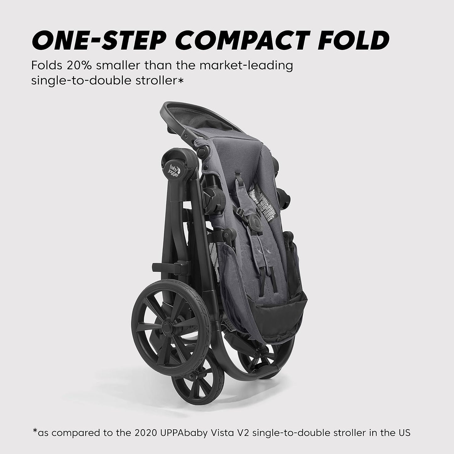 City Select 2 Single-To-Double Modular Travel System, Includes City GO 2 Infant Car Seat, Radiant Slate