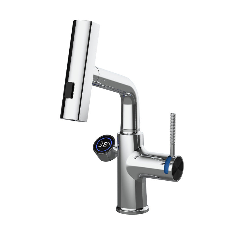 Hot & Cold Faucet Chrome Finish with Digital Temperature Display