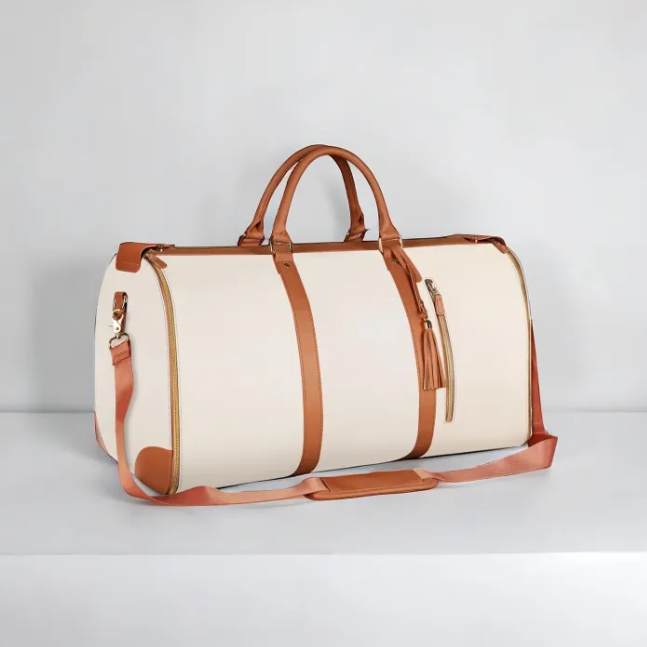 Foldable Travel Bag Off White